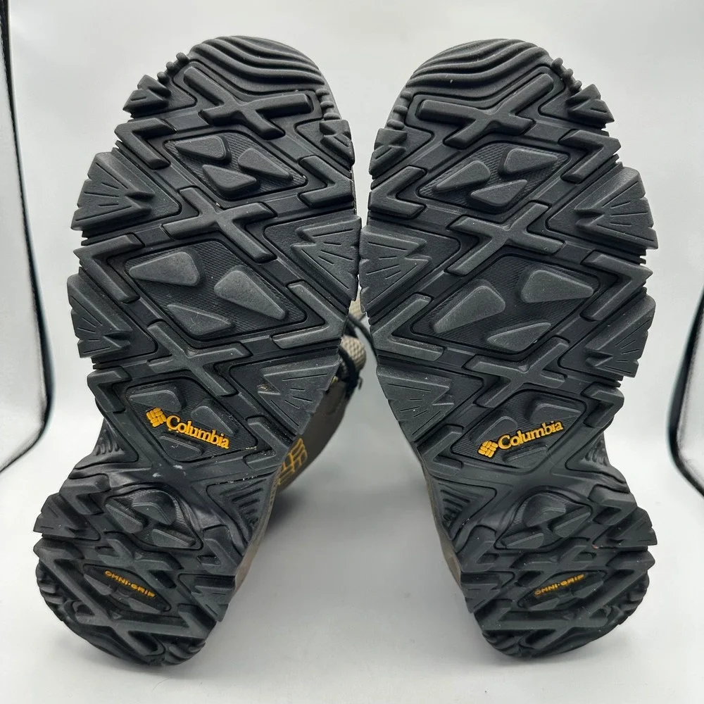 Columbia Bugaboot Plus III Mens 8.5 Brown Waterproof 200g‎ Omni-Heat YM5383-245